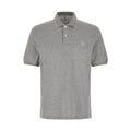 Brunello Cucinelli Gray Cotton Polo Shirt
