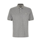 Brunello Cucinelli Gray Cotton Polo Shirt
