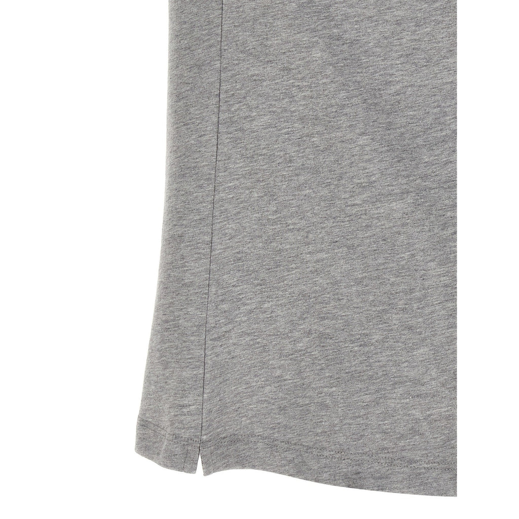Brunello Cucinelli Gray Cotton Polo Shirt
