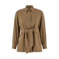 Max Mara Beige Virgin Wool Blouse