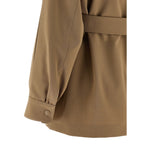 Max Mara Beige Virgin Wool Blouse