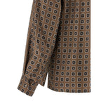 Max Mara Brown Silk Blouse