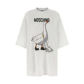 Moschino White Cotton Short Dress