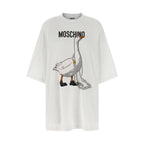 Moschino White Cotton Short Dress