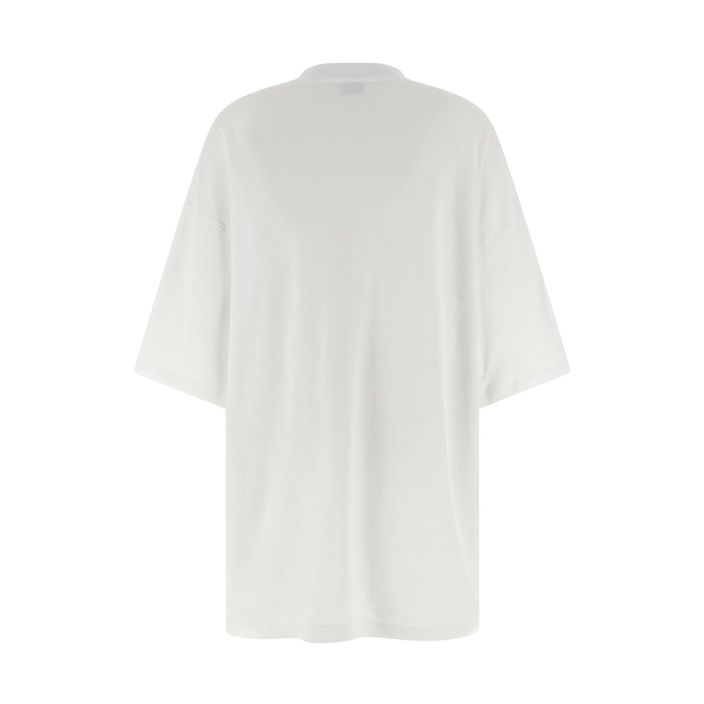 Moschino White Cotton Short Dress