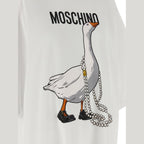 Moschino White Cotton Short Dress