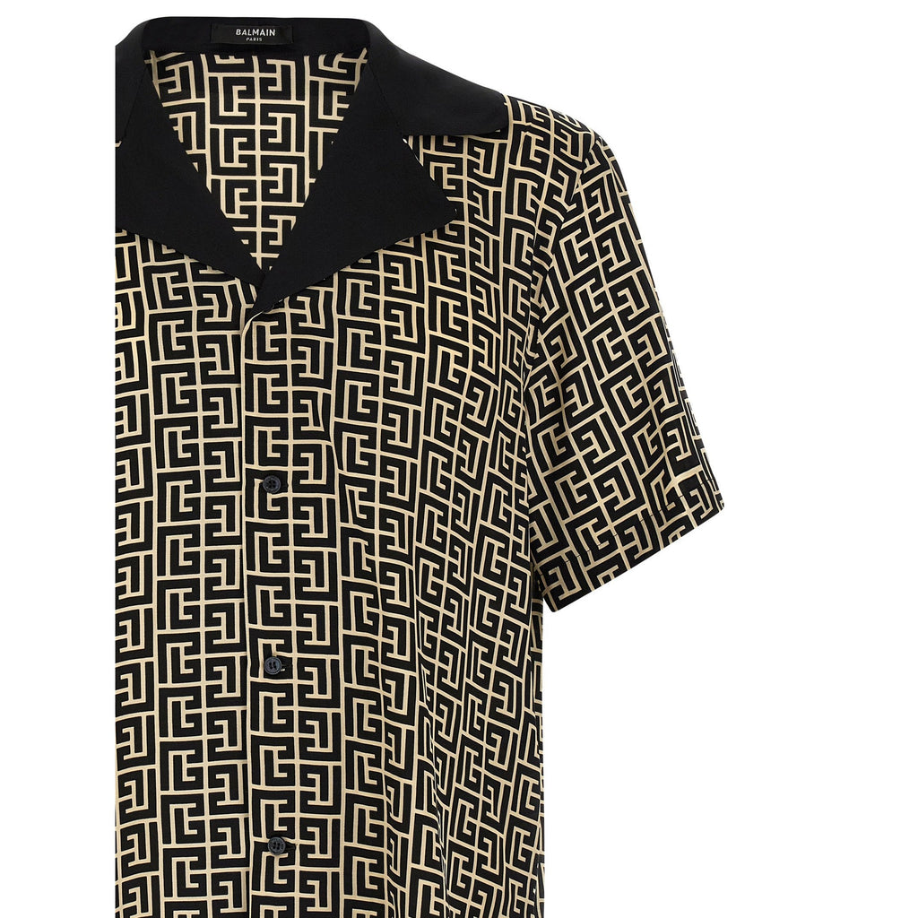 Balmain Bicolor Viscose Blouse