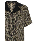 Balmain Bicolor Viscose Blouse