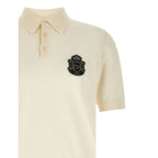 Dolce & Gabbana White Cotton Polo Shirt