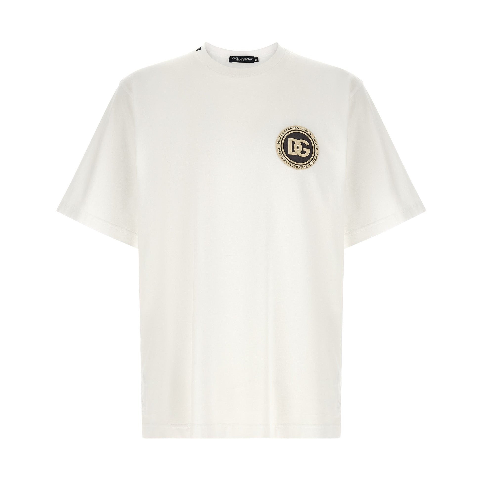Dolce & Gabbana White Cotton T-Shirt