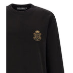 Dolce & Gabbana Black Cotton Sweatshirt