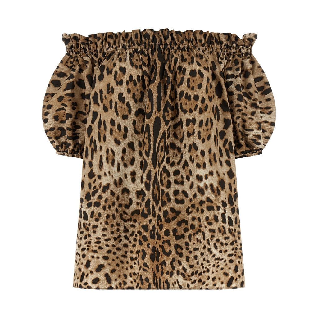 Dolce & Gabbana Brown Cotton Shirt