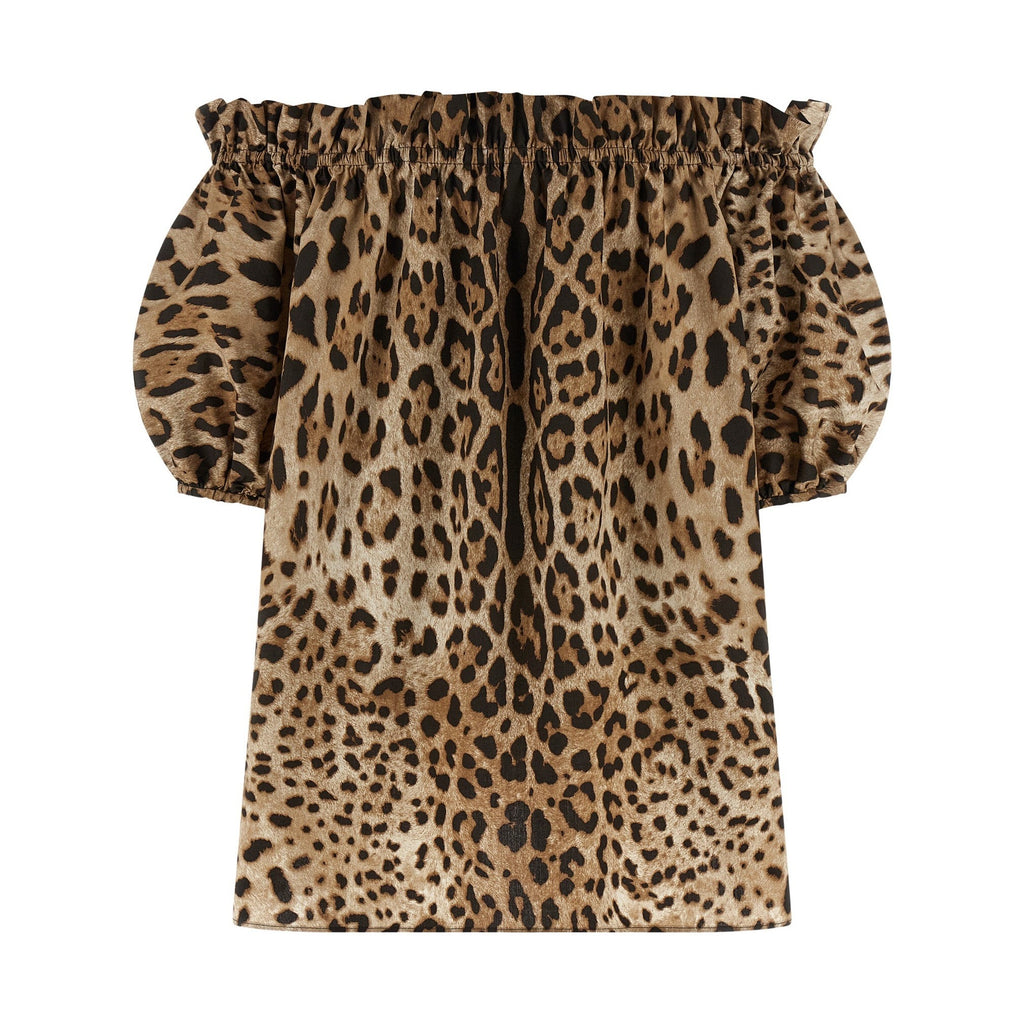 Dolce & Gabbana Brown Cotton Shirt