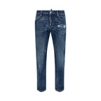 Dsquared² Blue Cotton Jeans Denim
