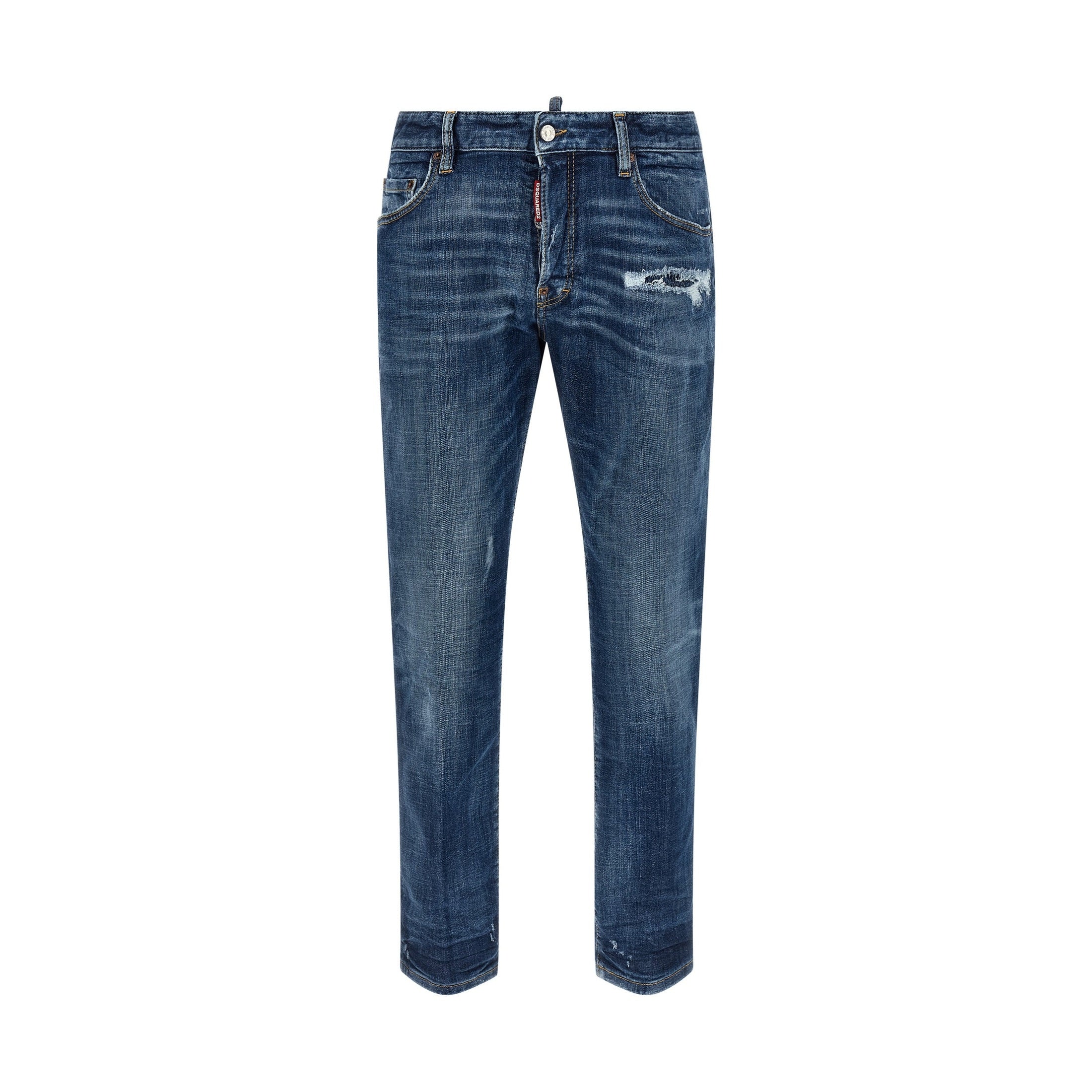 Dsquared² Blue Cotton Jeans Denim
