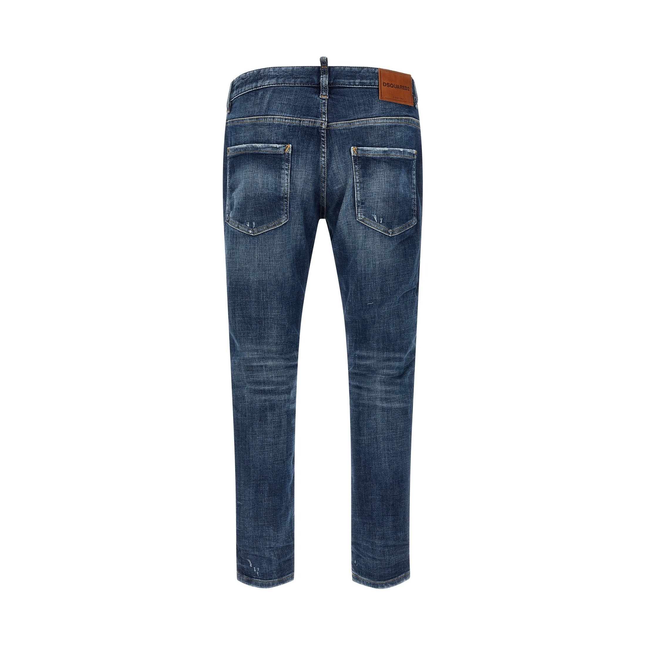 Dsquared² Blue Cotton Jeans Denim