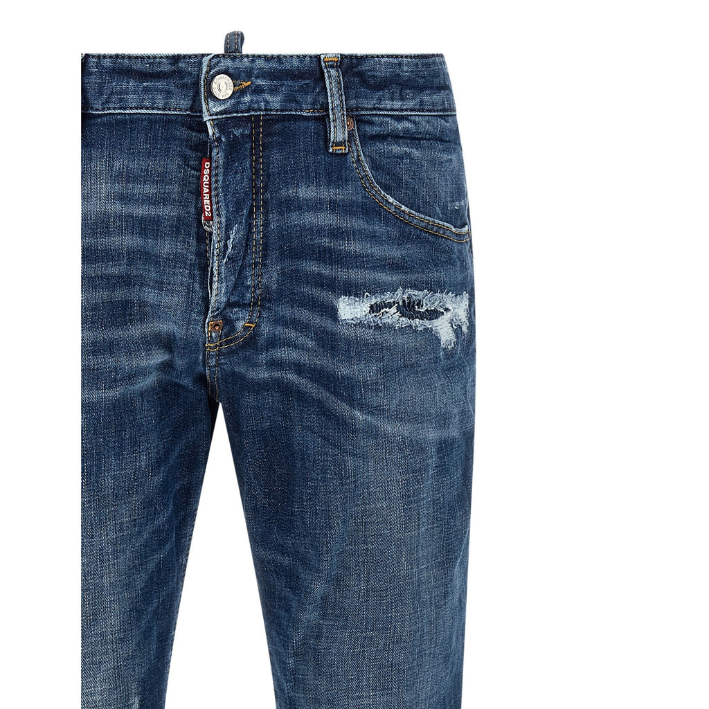 Dsquared² Blue Cotton Jeans Denim
