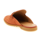 Tod's Orange Calfskin Mules