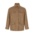 Herno Beige Wool Full-Length Jacket