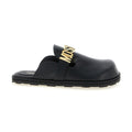 Moschino Black Calfskin Clogs
