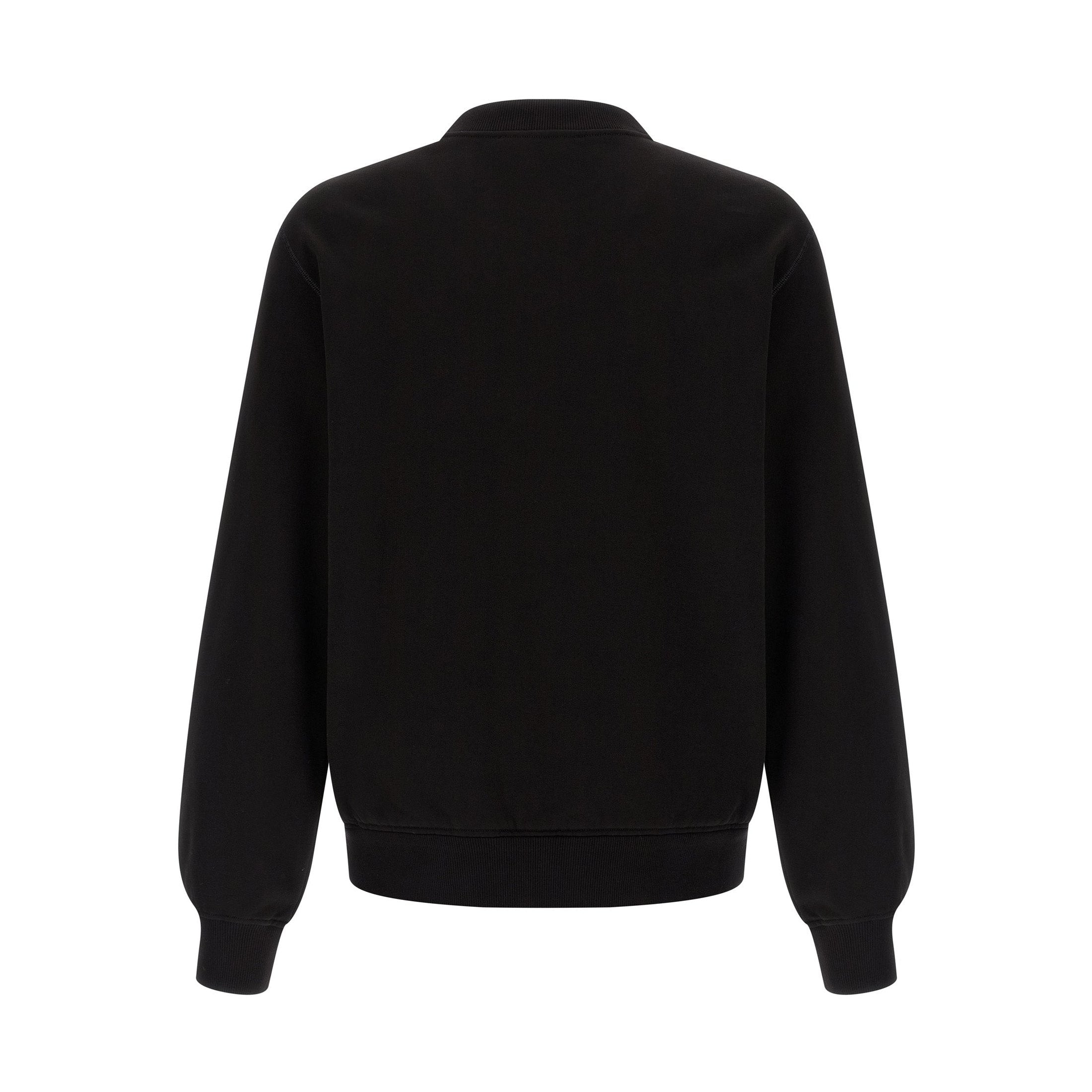 Dolce & Gabbana Black Cotton Sweatshirt
