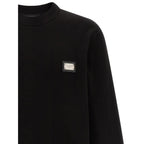 Dolce & Gabbana Black Cotton Sweatshirt