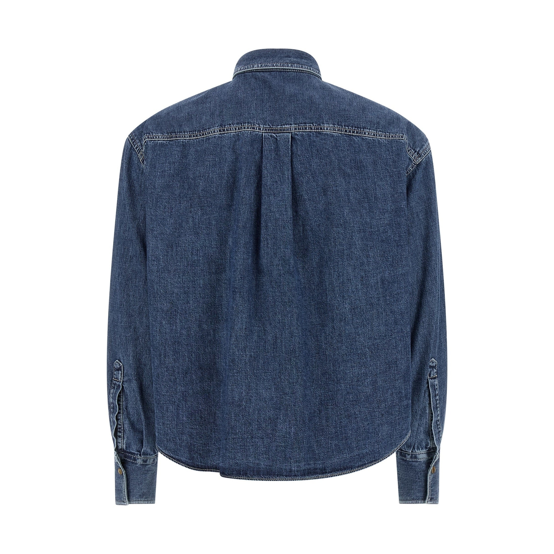 Brunello Cucinelli Blue Cotton Blouse