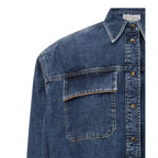 Brunello Cucinelli Blue Cotton Blouse