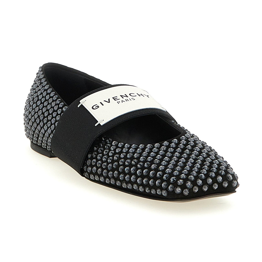 Givenchy Black Calfskin Ballet Flats