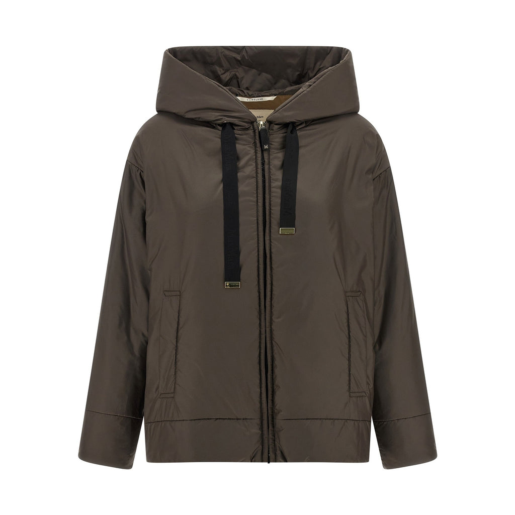 Max Mara Brown Polyester Shell Jacket