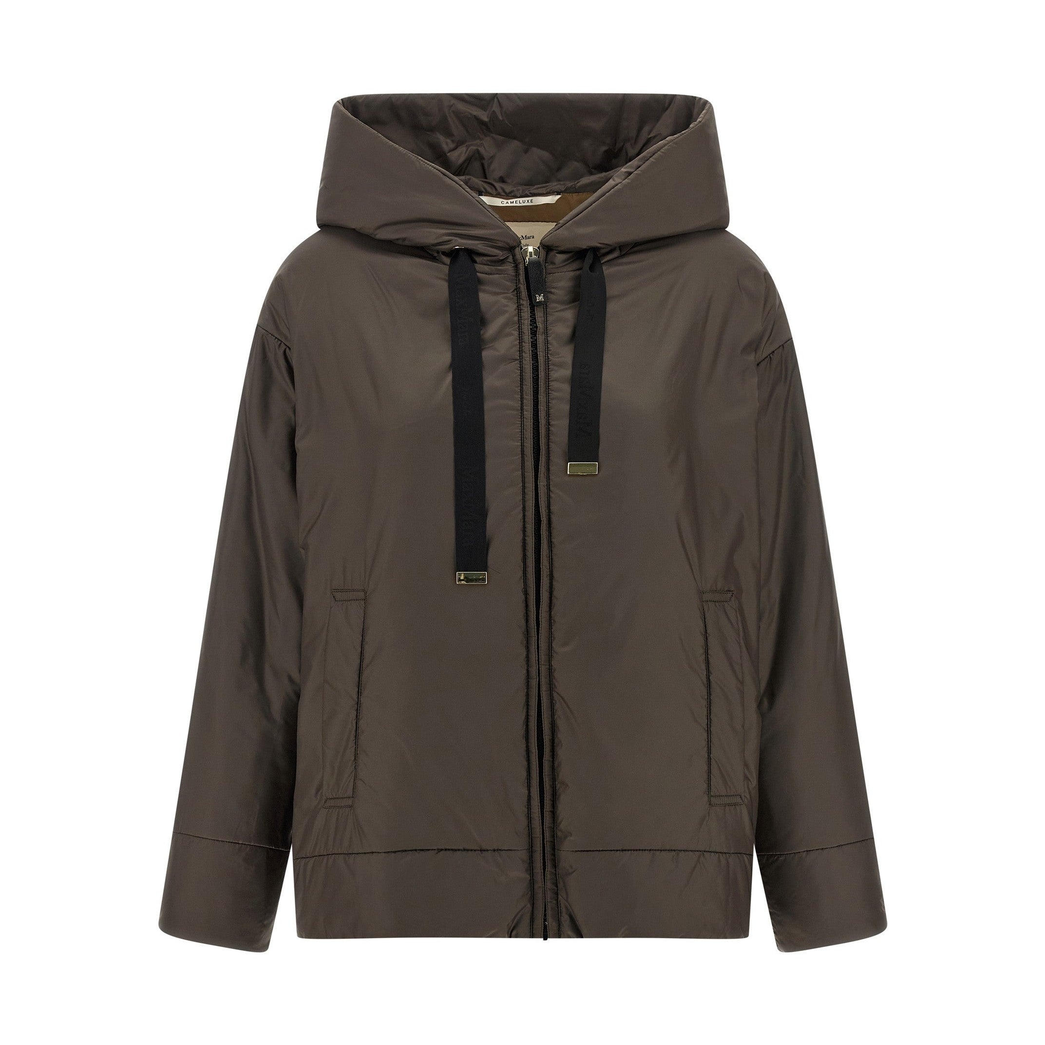 Max Mara Brown Polyester Shell Jacket