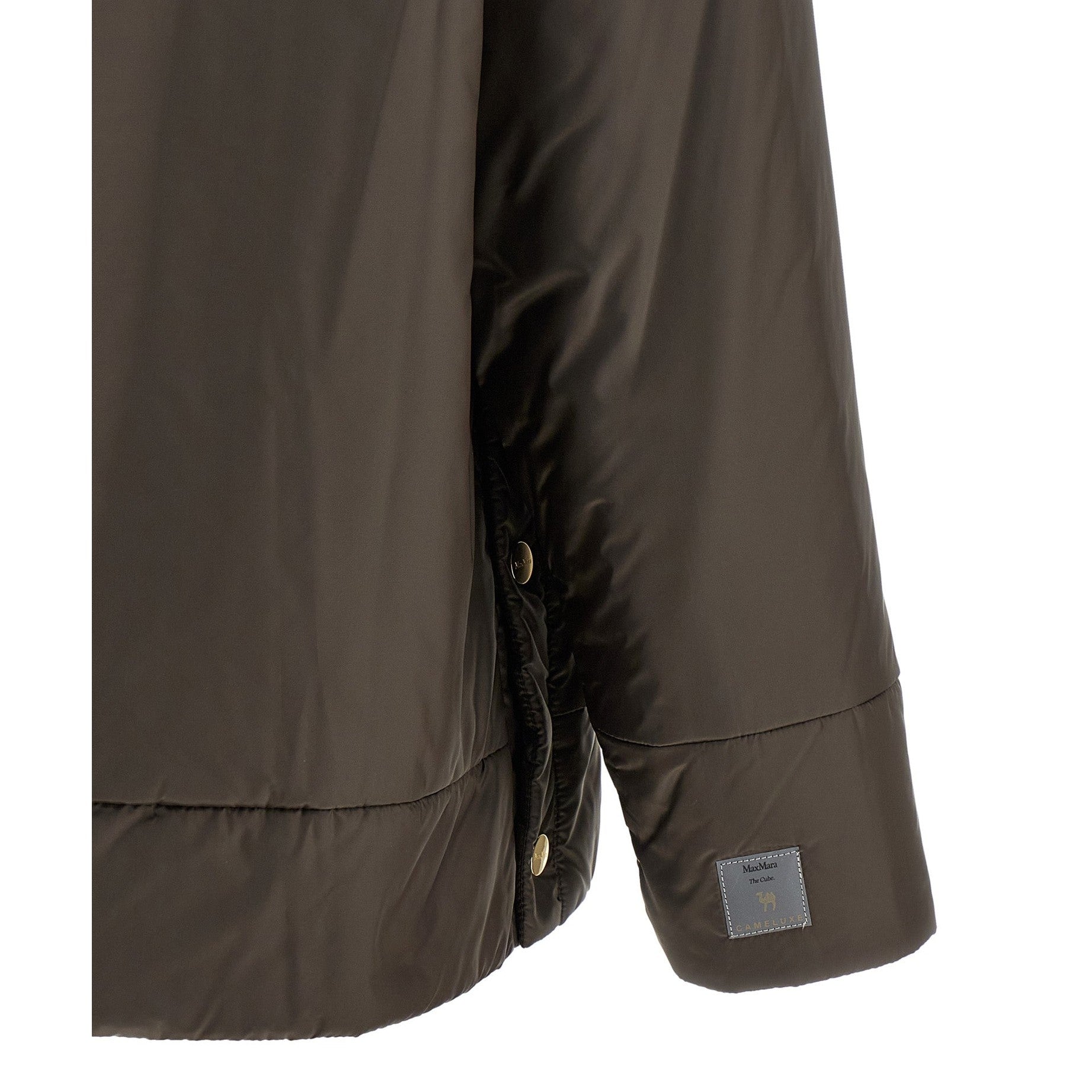 Max Mara Brown Polyester Shell Jacket