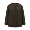 Max Mara Brown Polyamide Full-Length Jacket