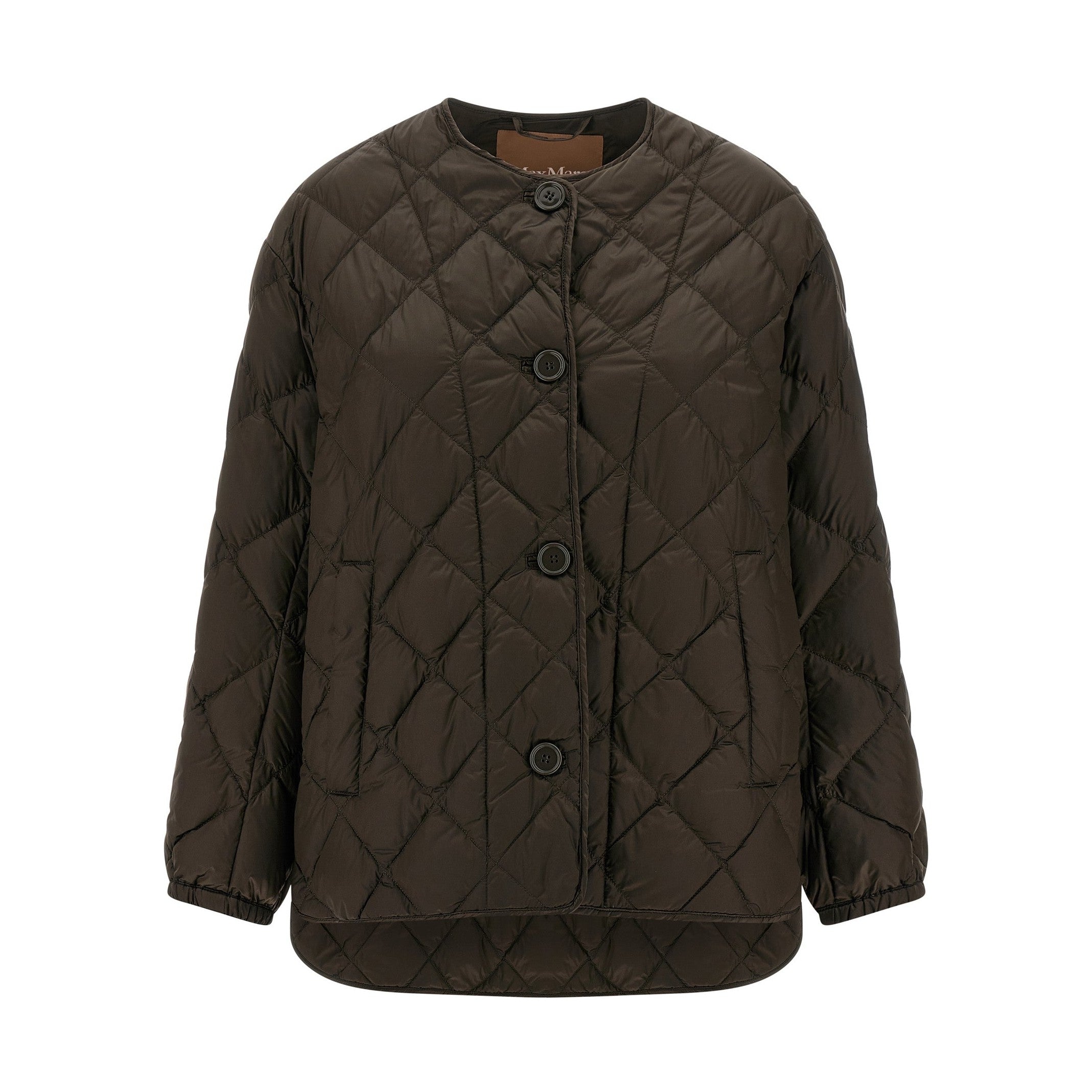 Max Mara Brown Polyamide Full-Length Jacket