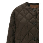 Max Mara Brown Polyamide Full-Length Jacket