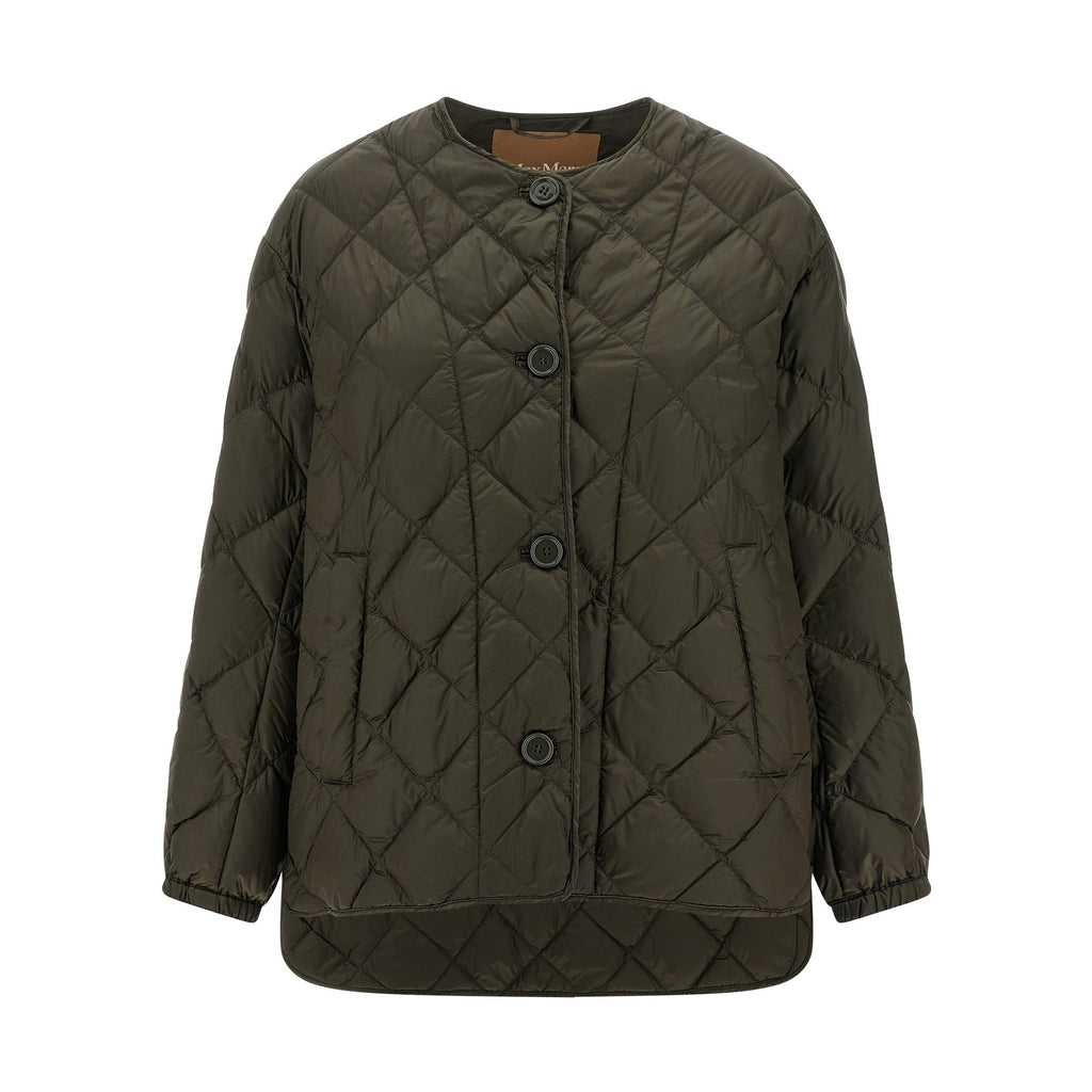Max Mara Bicolor Polyamide Full-Length Jacket