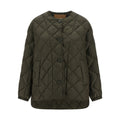 Max Mara Bicolor Polyamide Full-Length Jacket