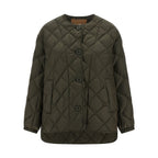Max Mara Bicolor Polyamide Full-Length Jacket