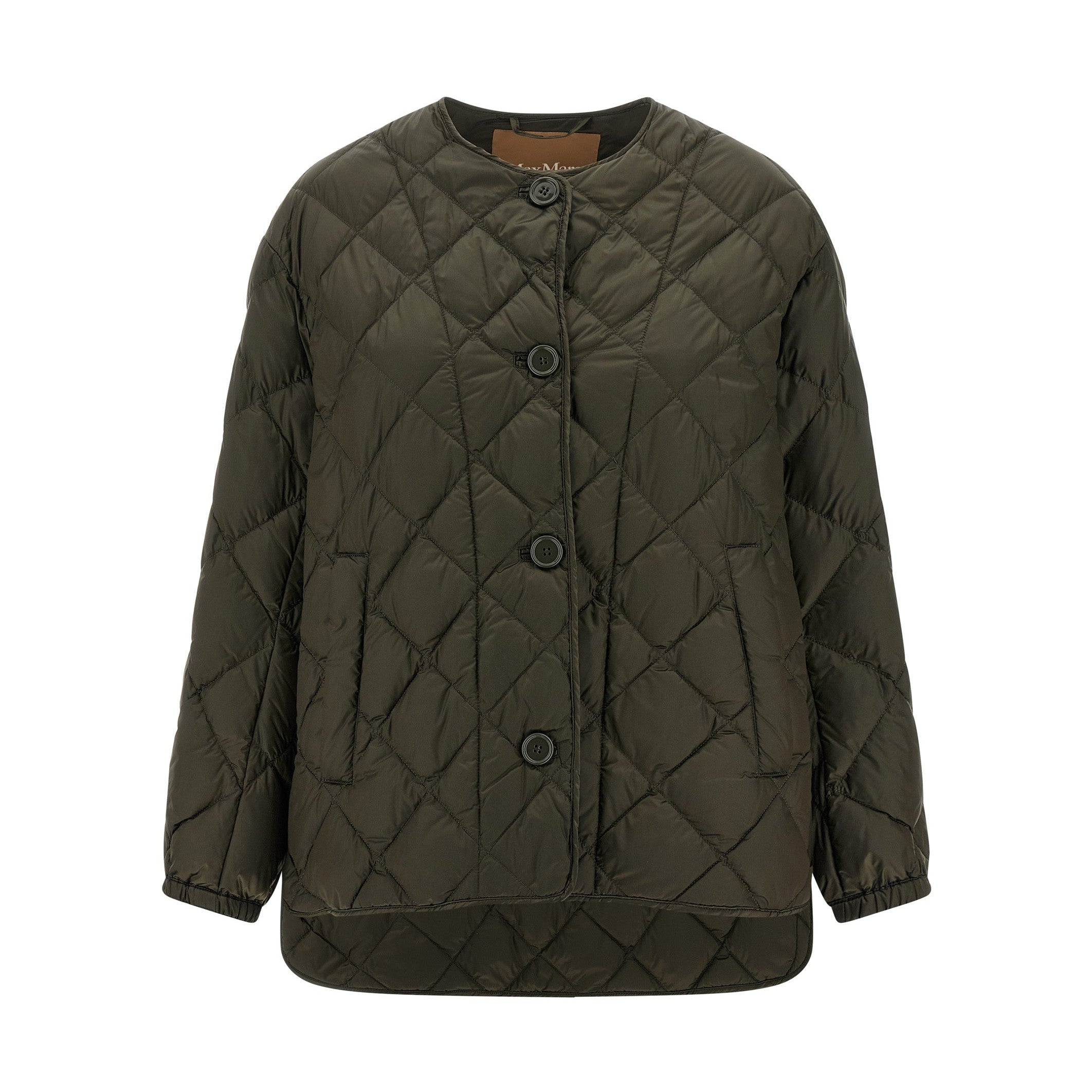Max Mara Bicolor Polyamide Full-Length Jacket