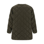 Max Mara Bicolor Polyamide Full-Length Jacket