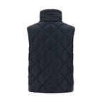 Max Mara Blue Polyamide Sleeveless Jacket