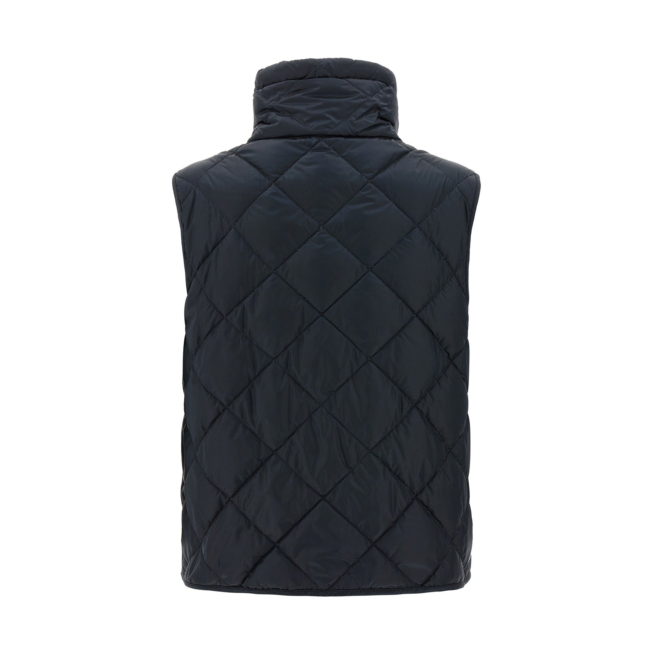 Max Mara Blue Polyamide Sleeveless Jacket