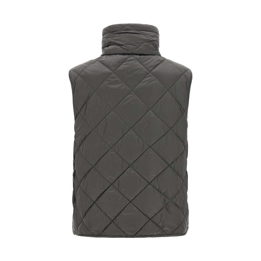 Max Mara Gray Polyamide Sleeveless Jacket