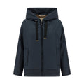 Max Mara Blue Polyester Shell Jacket