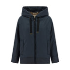 Max Mara Blue Polyester Shell Jacket