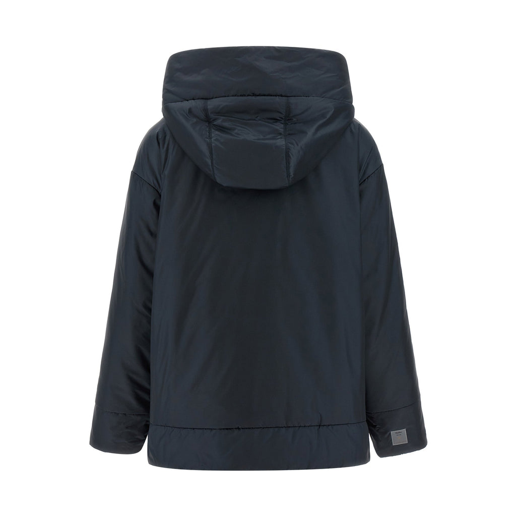 Max Mara Blue Polyester Shell Jacket