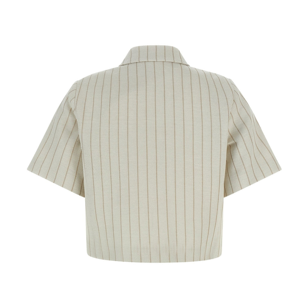 Max Mara Beige Cotton Full-Length Jacket