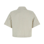 Max Mara Beige Cotton Full-Length Jacket