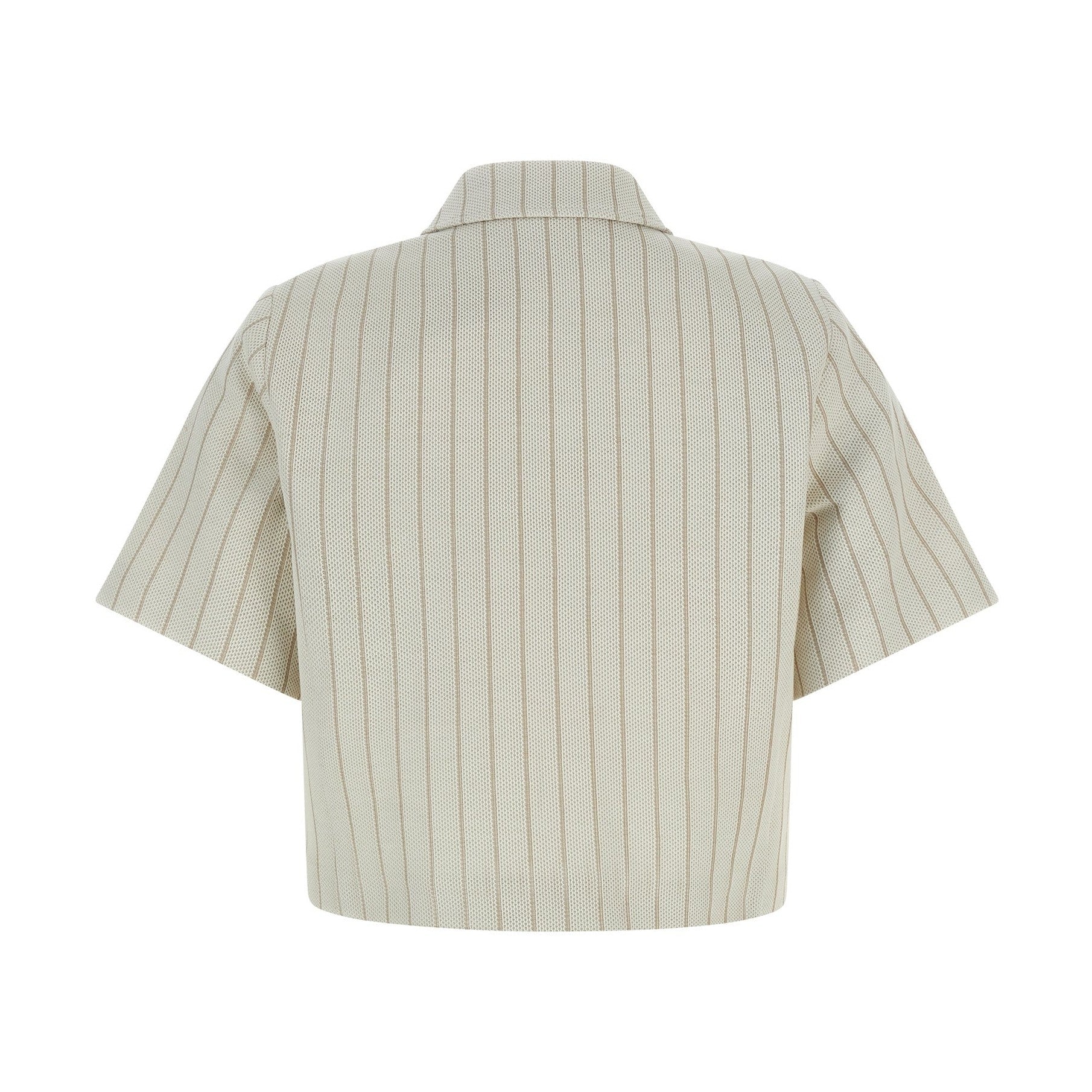 Max Mara Beige Cotton Full-Length Jacket