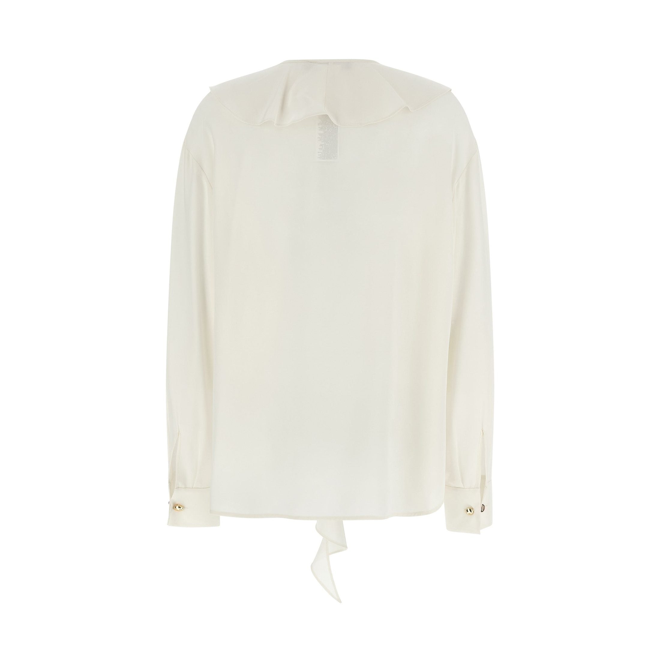 Max Mara White Silk Blouse